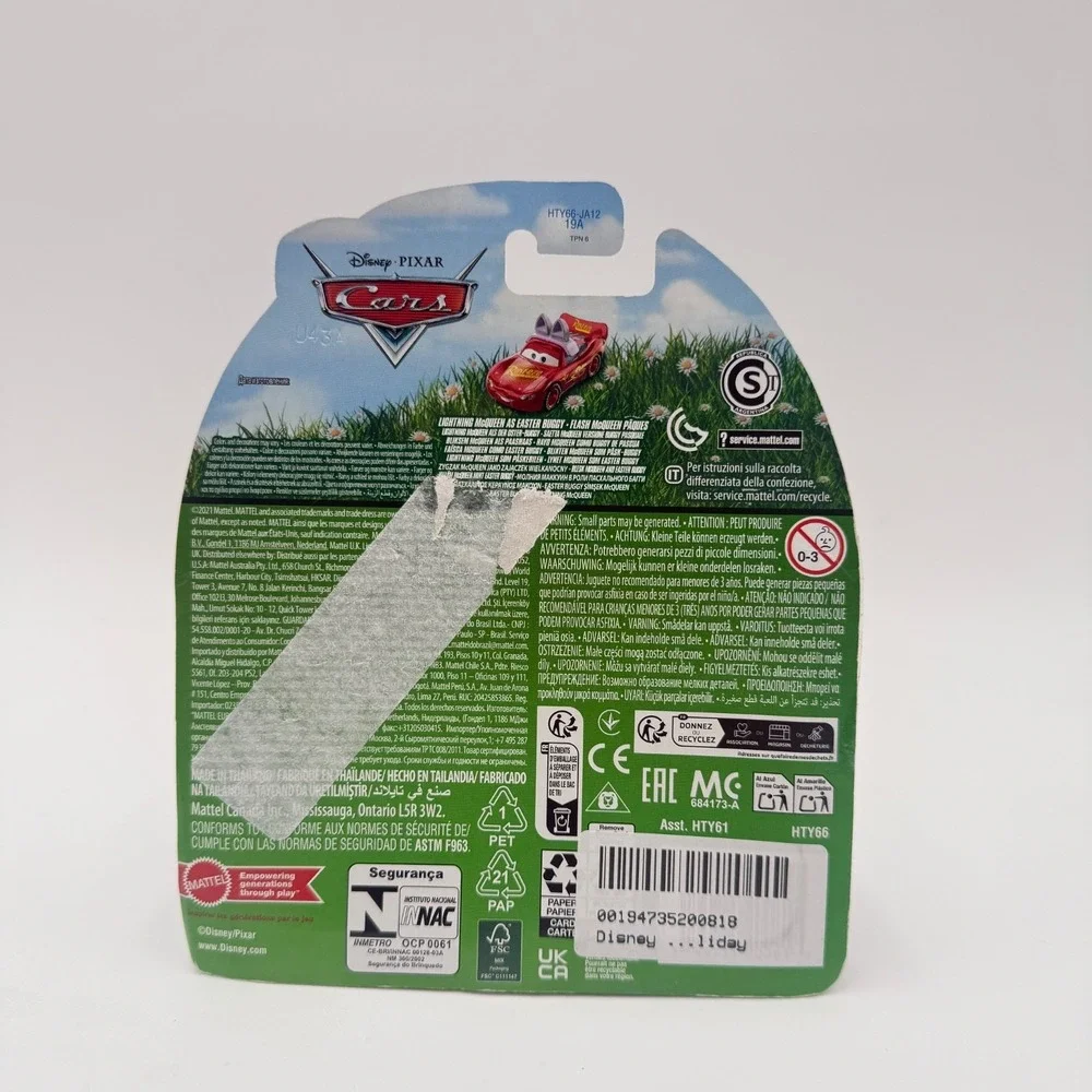 Disney Pixar Cars Lightning McQueen As Easter Buggy Diecast